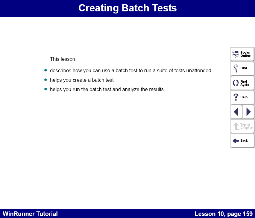 Lesson 10 - Creating Batch Tests