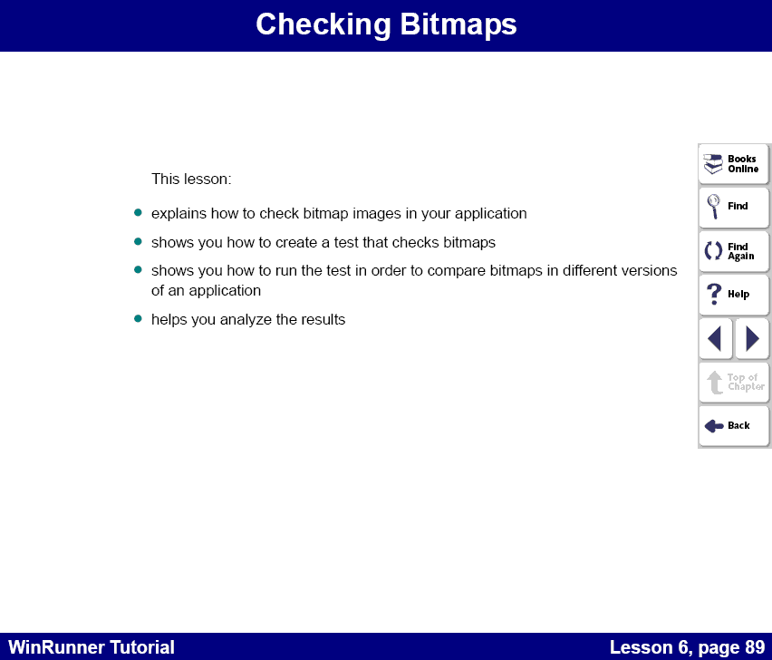 Lesson 6 - Checking Bitmaps